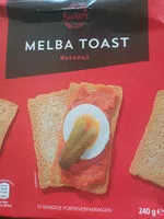 Mängden socker i Melba toast
