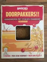 Mängden socker i Doorpakkers!! Granenrepen met stukjes cranberry