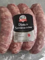 Mängden socker i Diots de Savoie au vin blanc