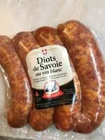 Mängden socker i Diots de savoie au vin blanc