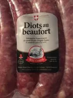 Mängden socker i Diots au beaufort