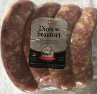 Mängden socker i Diots au Beaufort