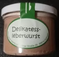 Mängden socker i Delikatessleberwurst