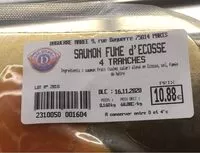 Mängden socker i Saumon fume  d ecosse