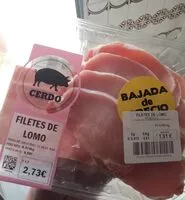 Mängden socker i Filetes de lomo de cerdo