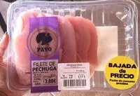 Mängden socker i Filete de pavo