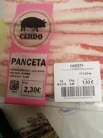 Mängden socker i Panceta