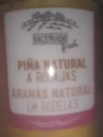 Mängden socker i Piña natural a rodajas