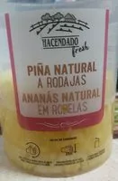 Mängden socker i Piña natural a rodajas