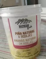 Mängden socker i Piña natural a rodajas