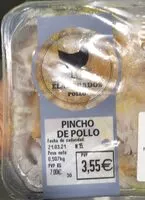 Mängden socker i Pincho de pollo