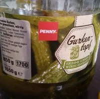 Mängden socker i Gurkentopf mit Silberzwiebeln und Paprika