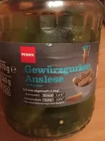 Mängden socker i Gurken Gewürzgurken - süß sauer