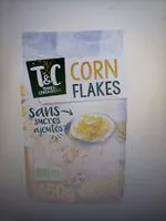 Mängden socker i Corne flakes sans sucres ajoutés bio