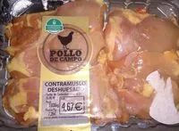 Mängden socker i Contramuslo deshuesado de pollo rural