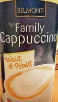 Mängden socker i family Cappuccino weiß und heiß