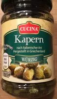 Mängden socker i Cucina eingelegte Gewürze Grüner Pfeffer