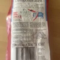 Mängden socker i Schweinslungenbraten