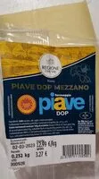 Mängden socker i PIAVE DOP MEZZANO