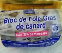 Mängden socker i Bloc de foie gras de canard