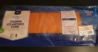 Mängden socker i saumon Atlantique fumé