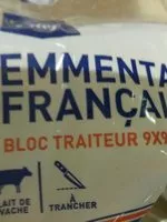 Mängden socker i Emmental français bloc traiteur 9×9