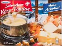 Mängden socker i Schweizer Käse-Fondue ohne Alkohol