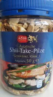 Mängden socker i Asiatische Shii Take Pilze getrocknet