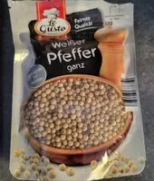Mängden socker i weißer Pfeffer ganz