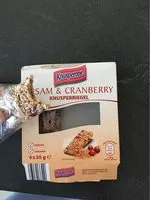 Mängden socker i Sesam & cranberry