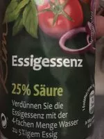 Mängden socker i Essigessenz