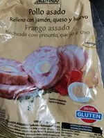 Mängden socker i Pollo Asado relleno con jamón, queso y huevo