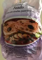 Mängden socker i Pollo asado relleno de ciruelas, pasas y nueces