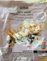 Mängden socker i Pollo asado relleno con ciruelas, pasas y nueces