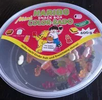 Mängden socker i HARIBO Snack Box Color-Rado