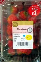 Mängden socker i Strawberries