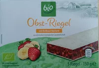 Mängden socker i Obst-Riegel mit Erdbeer-Banane