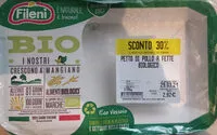 Mängden socker i Petto di pollo a fette biologico