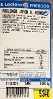 Mängden socker i Jamón al Horno