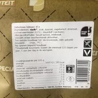 Mängden socker i Gatenkaas belegen 45+