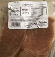 Mängden socker i Lomos de atún de aleta amarilla