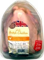 Mängden socker i Whole British Chicken