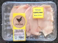 Mängden socker i Filete de pechuga corte fino