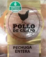 Mängden socker i Pechuga entera de pollo rural