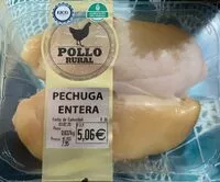 Mängden socker i Pechuga entera pollo rural