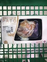 Mängden socker i Muslo de pato en confit