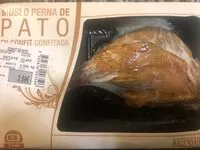 Mängden socker i Muslo de Pato en Confit