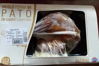 Mängden socker i Muslo de Pato en confit