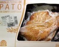 Mängden socker i Muslo pierna de pato en confit