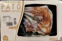 Mängden socker i Mismo de pato en confit